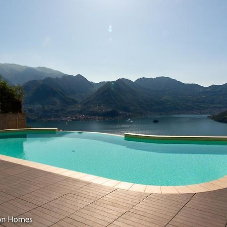 Italian Vacation Homes - Panoramic Villa Parzanica المظهر الخارجي الصورة
